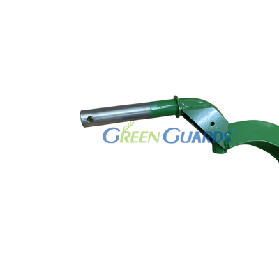 As peças do cortador de grama armam-se, elevador do centro (verde) com as buchas que GAUC14359 cabe a utilidade de Deere