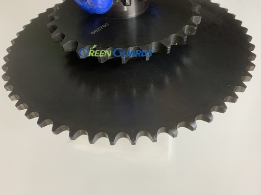 OEM Padrão Pinion Duplo Sprocket G663703 Peças de substituição de equipamento de gramado para Turfco Machine