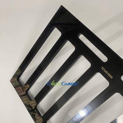 Protetor do Suporte da Lâmina do Cortador de Grama, 4 Lâminas Internas GTCU51886 Compatível com Aeradores Montados em Tratores John Deere