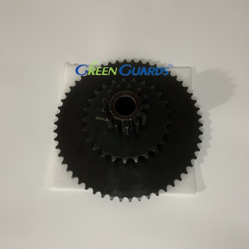 OEM Padrão Pinion Duplo Sprocket G663703 Peças de substituição de equipamento de gramado para Turfco Machine
