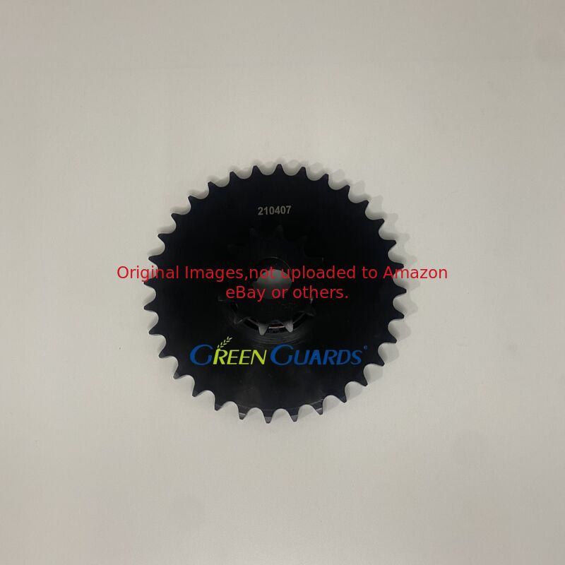 Peças para Equipamentos de Gramado Roda Dentada Dupla 32 dentes & 12 dentes G210407 Compatível com Espalhadores Millcreek 3100/3200 Turf Tiger