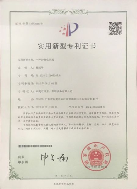 China Huizhou Rongrun Industrial Co., Ltd Certificações